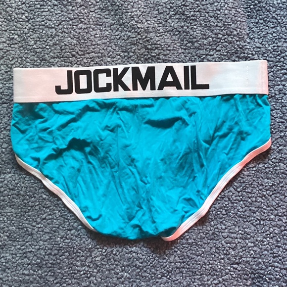 Jockmail, turquoise blue , medium brief - Picture 3 of 8